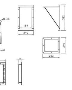 Ekstra inlet Q20 for bucket elevator E130 40T M&M